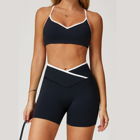 Aurora Comfy Short Set - Black