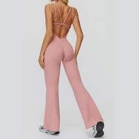 Butterfly-Back Premium Jumpsuit - Pink