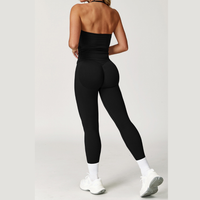 Angela Seamless Sculpt Legging Set - Black