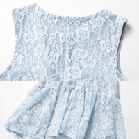 Lilia Lace One Piece Body Dress - Sky Blue