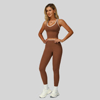ALIN Stylish Classic Legging Set - Brown
