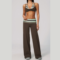 Evi Elegant Stylish Legging Set - Brown