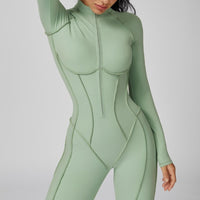 Elena Fall Winter Stylish Jumpsuit - Green