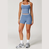 NINA Premium Stylish Short Set - Pale Blue