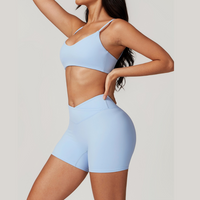 Sustainable Stylish Short Set - Sky Blue