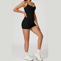 NANO Premium Open Back Short Set - Black