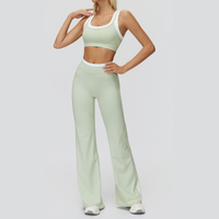 AQUA Stylish 2pcs Legging Set - Green