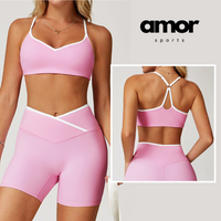 Aurora Comfy Short Set - Pink