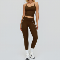 SARA Premium Stylish Activewear Set - Coffee