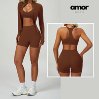 Σετ 3 τεμαχίων TINA Effortless Classic - Καφέ