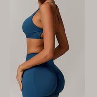 Sino Seamless Stylish Short Set - Blue