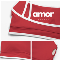 SANDRA Stylish Elegance Short Set - Red