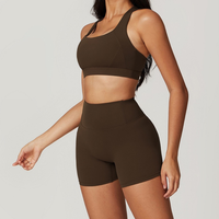 Summer X-Line Short Set - Coffee