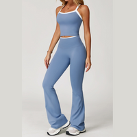 Set di leggings elasticizzati morbidi NINA - Azzurro pallido