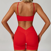 PowerSculpt Summer Short Set - Red