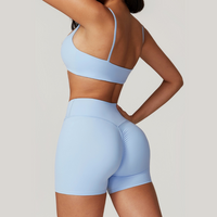 Sustainable Stylish Short Set - Sky Blue