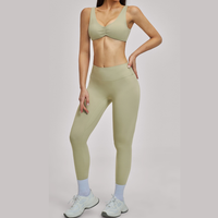 MARGO Sculpting Stylish Legging Set - Green
