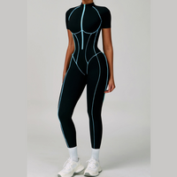 ENA Premium Jumpsuit- Black Blue