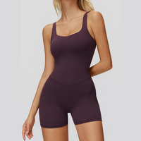 Butterfly-Back Stylish Romper - Old Mauve
