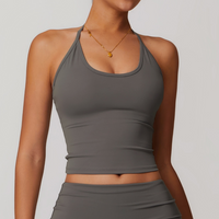 NATALIA Elegant Vest Top - Grey