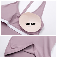 Aspasia Vest Top Flared Legging Set - Lilac