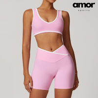 QUEENI Stylish Short Set - Pink