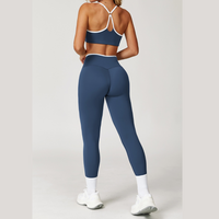 Aurora Stylish Skinny Legging Set - Navy