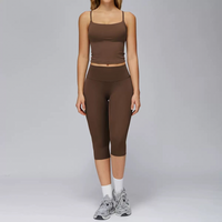 ANITA Essential Vest Top Legging Set - Coffee