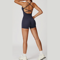 NANO Premium Open Back Short Set - Navy