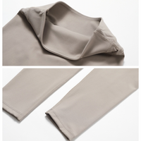 Σετ κολάν STELLA με κοντό μανίκι - Ice Latte