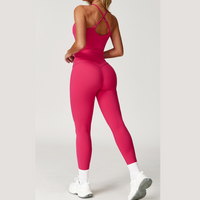 STELLA Vest Top Legging Set - Red Berry