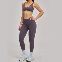 MARGO Sculpting Stylish Legging Set - Mauve