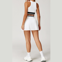 CANDY Premium Tennis Short Set - White