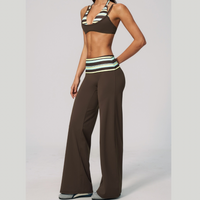 Evi Elegant Stylish Legging Set - Brown