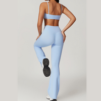 Sustainable Stylish Flared Legging Set - Sky Blue