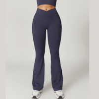 Sustainable Stylish Flared Legging - Navy