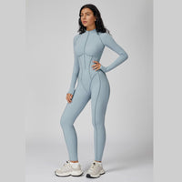 Elena Fall Winter Stylish Jumpsuit - Blue