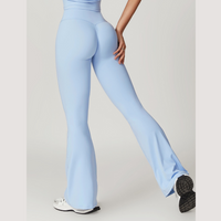 Sustainable Stylish Flared Legging - Sky Blue
