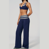 Evi Elegant Stylish Legging Set - Navy