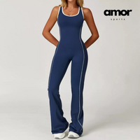 CLARA Premium Chic Jumpsuit - Navy