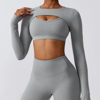 Set morbido e alla moda da 3 pezzi primaverili Cloud - Grigio