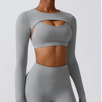 Set morbido e alla moda da 3 pezzi primaverili Cloud - Grigio