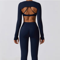 Ανοιξιάτικο 3τμχ Κομψό Σετ Cloud Soft - Navy Blue