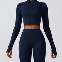 Μακρυμάνικο μπουφάν Cloud Soft - Navy Blue