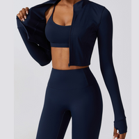 Μακρυμάνικο μπουφάν Cloud Soft - Navy Blue