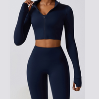 Μακρυμάνικο μπουφάν Cloud Soft - Navy Blue