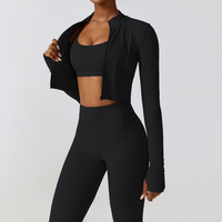 Άνοιξη 3τμχ Κομψό Σετ Σακάκι Cloud Soft - Μαύρο