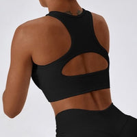 Strong Support Premium Crop Top - Black