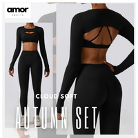 Ανοιξιάτικο 3τμχ Κομψό Σετ Cloud Soft - Μαύρο