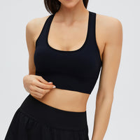 Adjustable Classic Black Crop Top